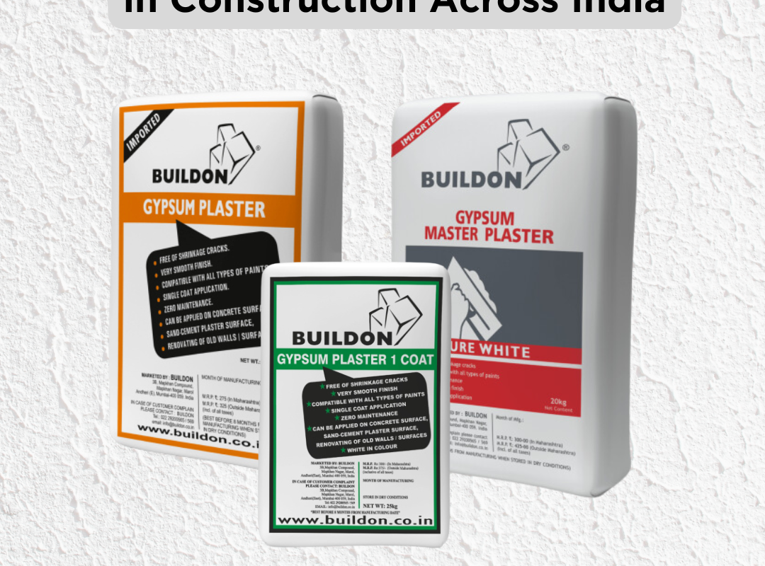 Gypsum Plaster is Rising in Construction