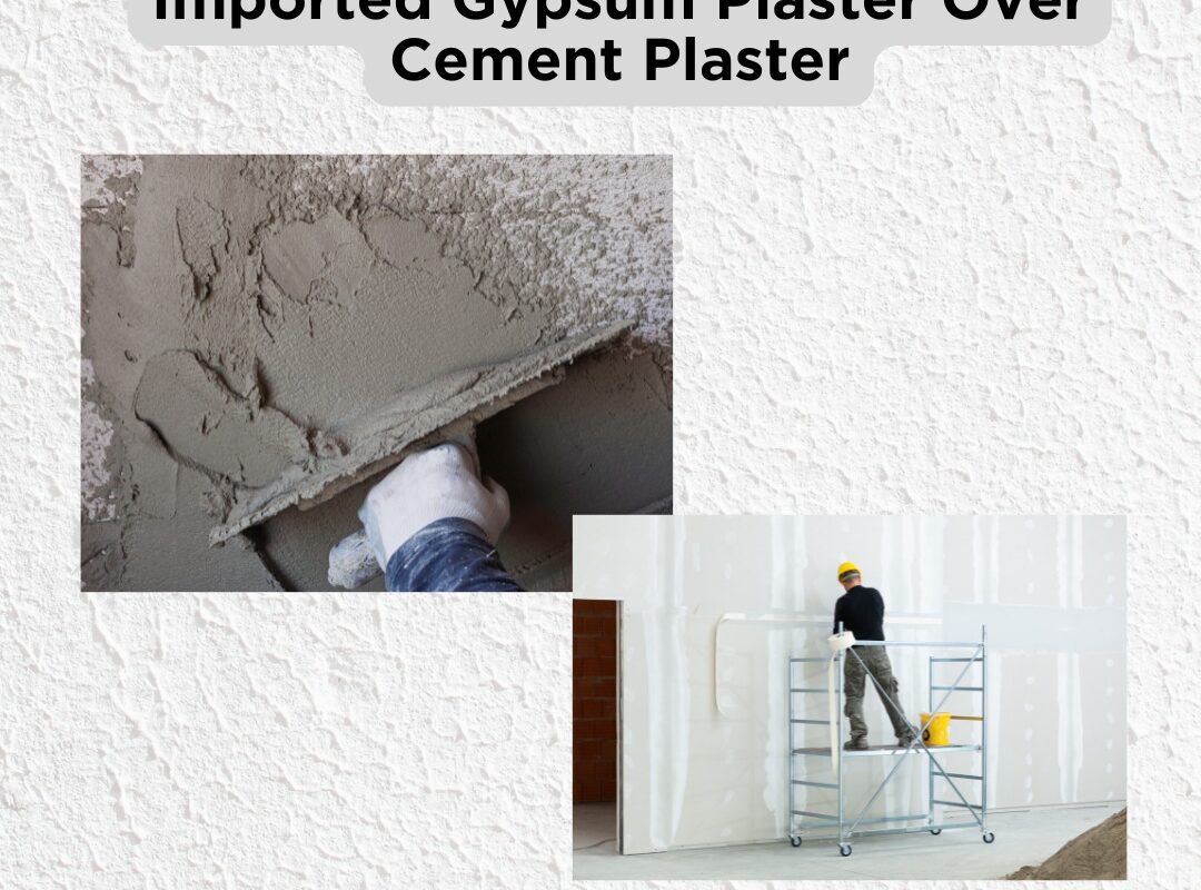 Gypsum Plaster Over Cement Plaster