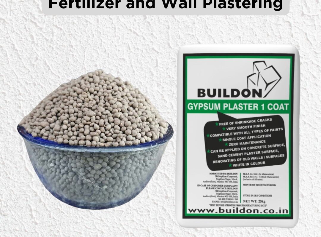 Gypsum in Fertilizer and Wall Plastering