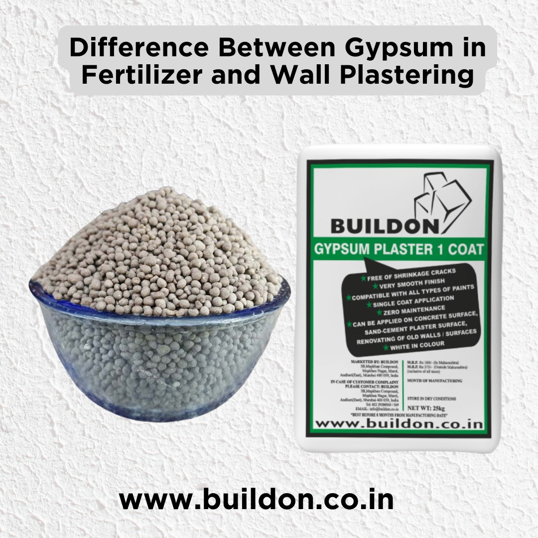 Gypsum in Fertilizer and Wall Plastering