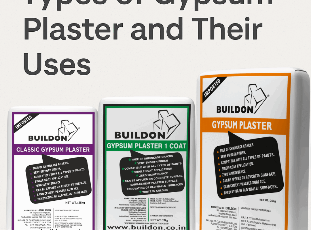Types of Gypsum Plaster and Their Uses