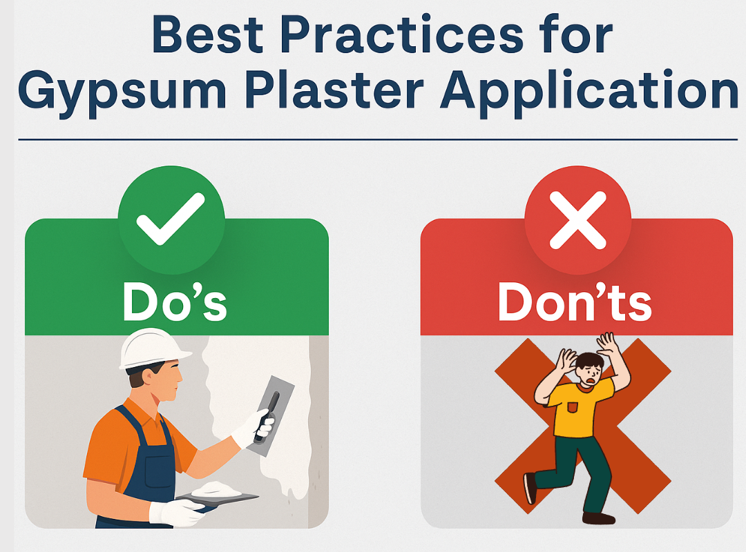 Gypsum Plaster Application – Do's and Don'ts