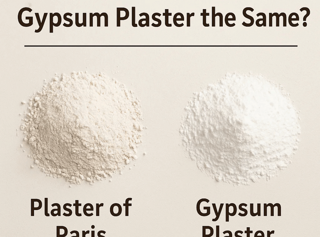 Is the Plaster of Paris and Gypsum Plaster the Same?