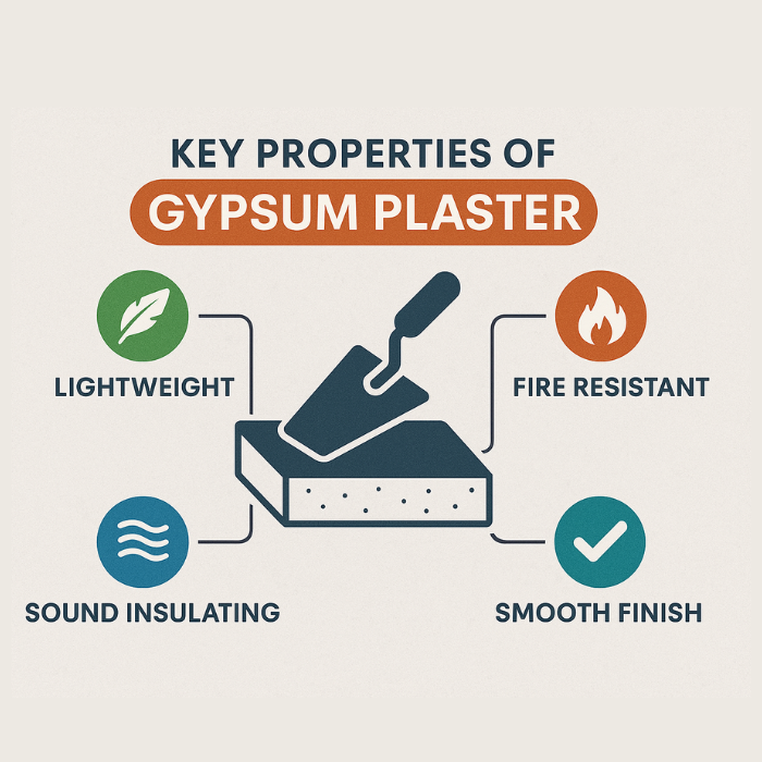 Key Properties of Gypsum Plaster