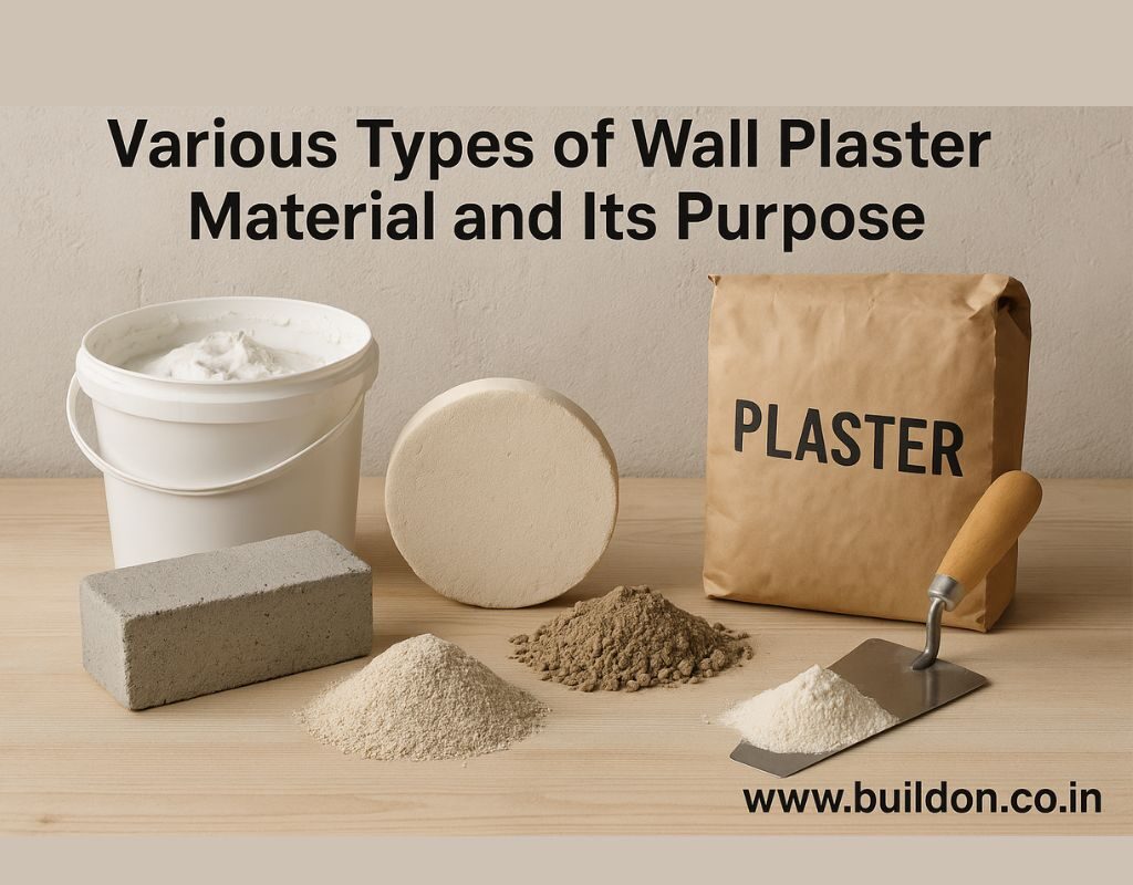 Various Types of Wall Plaster Material and Its Purpose
