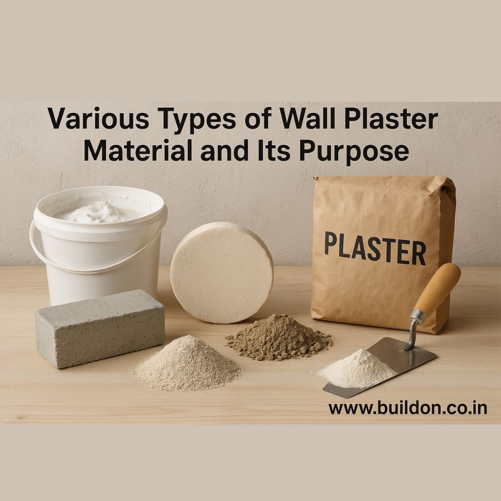Various Types of Wall Plaster Material and Its Purpose