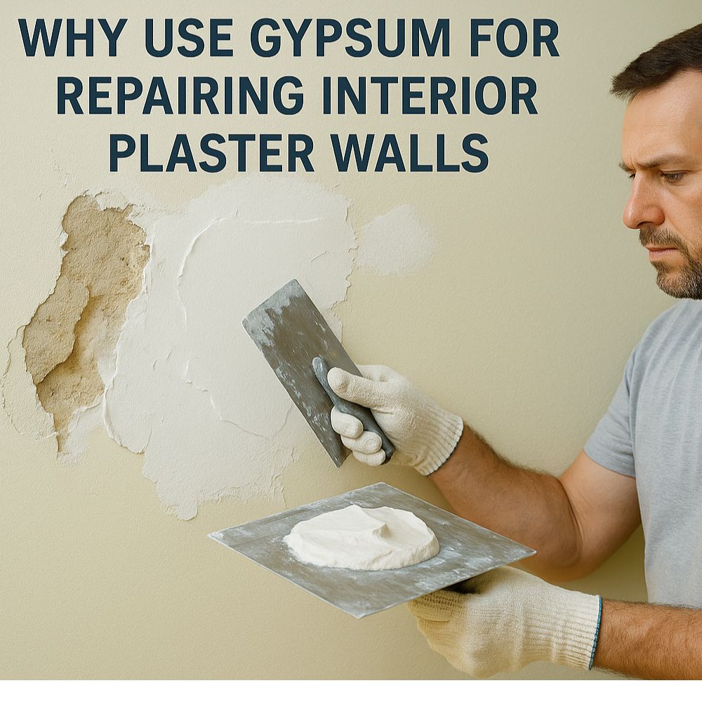 Why Use Gypsum for Repairing Interior Plaster Walls